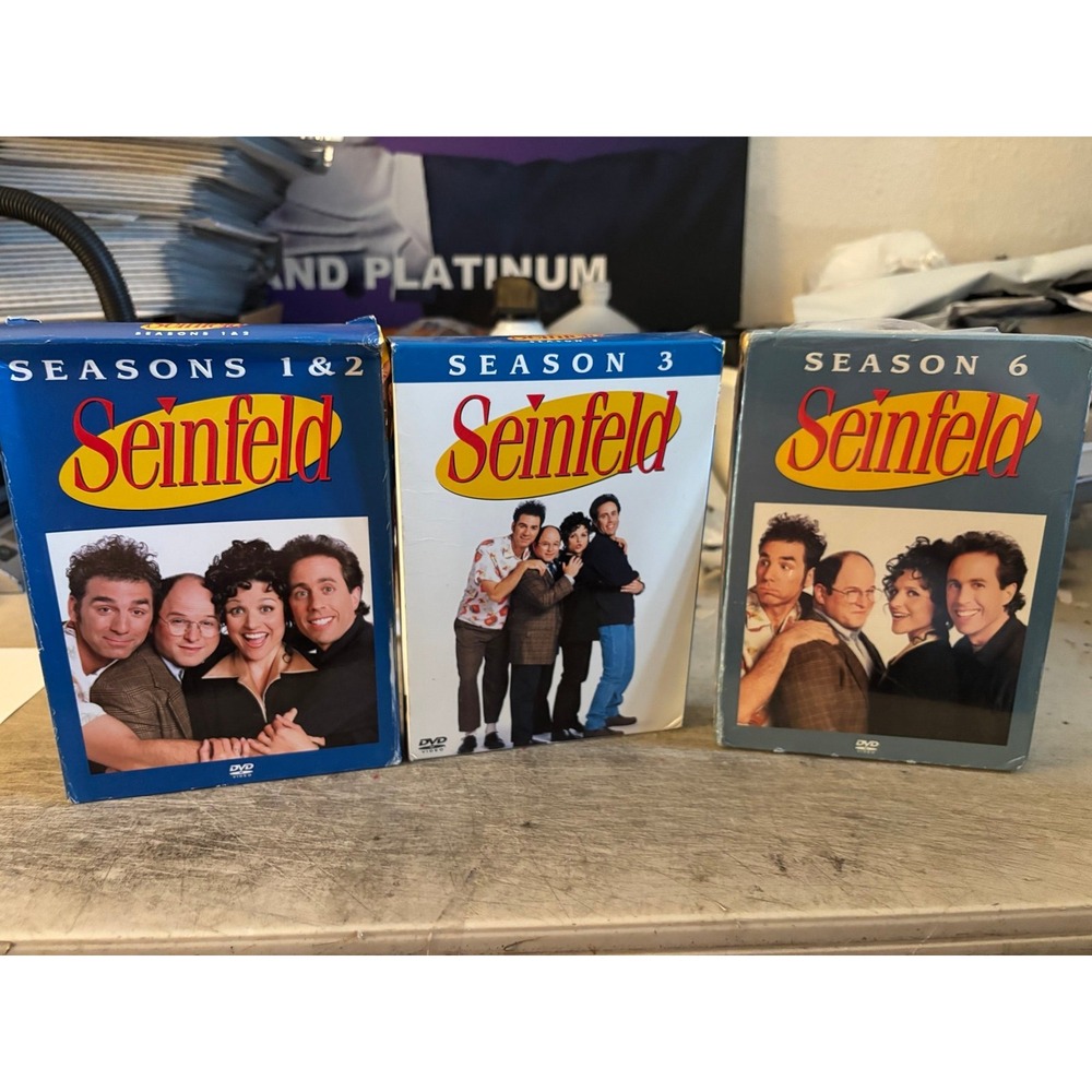 Seinfeld DVD Lot Seasons 1–2-3 & 6 Original Box Sets  Season 6 Is Brand New